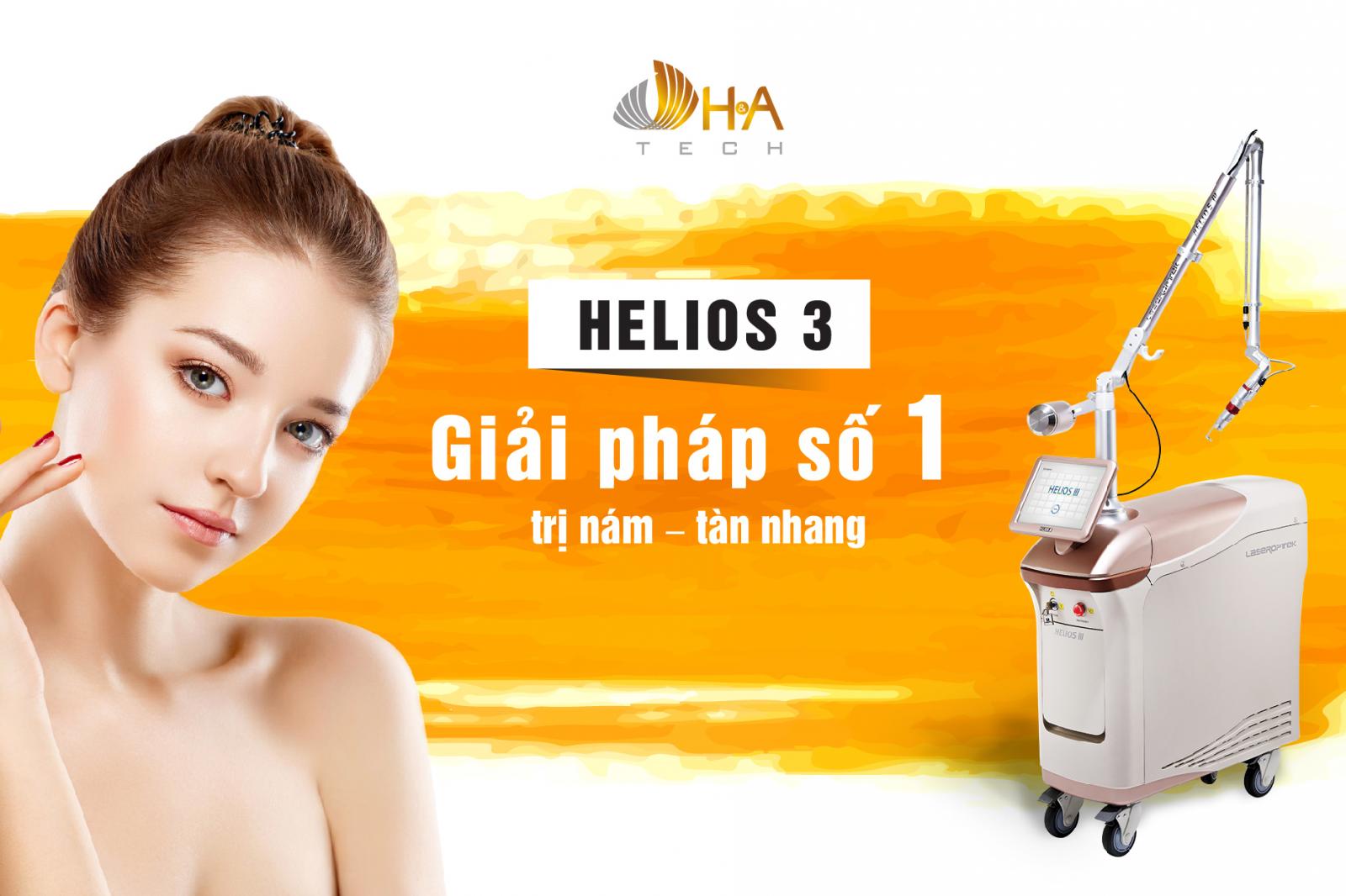 Helios III – Công nghệ Laser 4G dẫn đầu trong ngành thẩm mỹ tại Việt Nam.